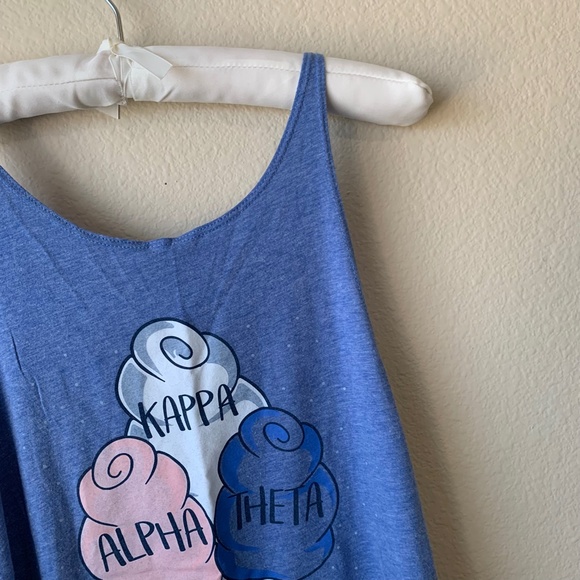 Kappa Alpha Theta Tank Top Bid Day Size Small How Sweet it is to be a Theta! - Picture 12 of 15